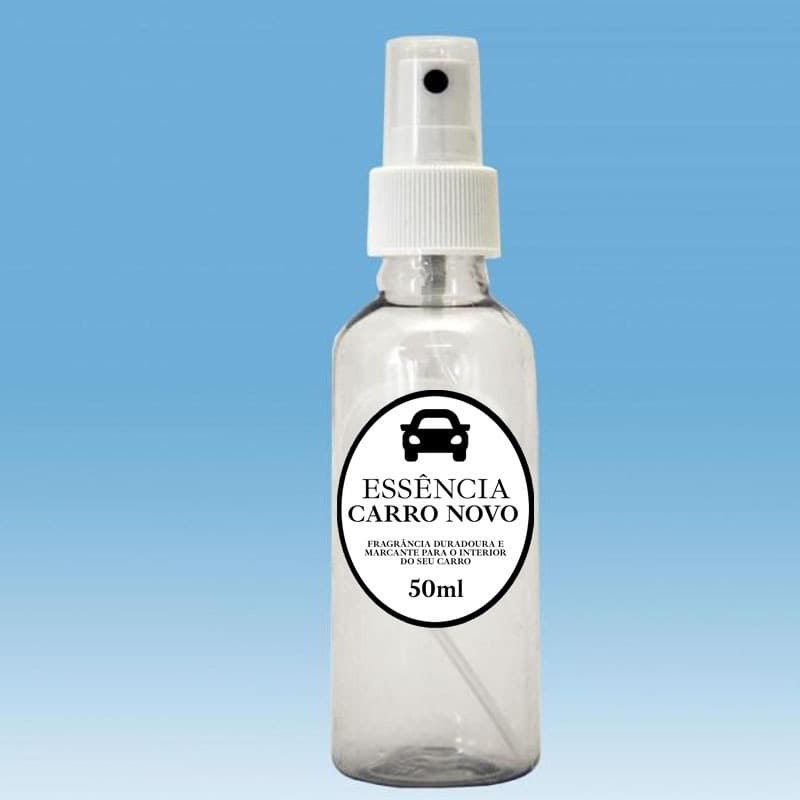 Essência Fragrância Carro Novo 50ml Elegância Praticidade Aromatizar Carro