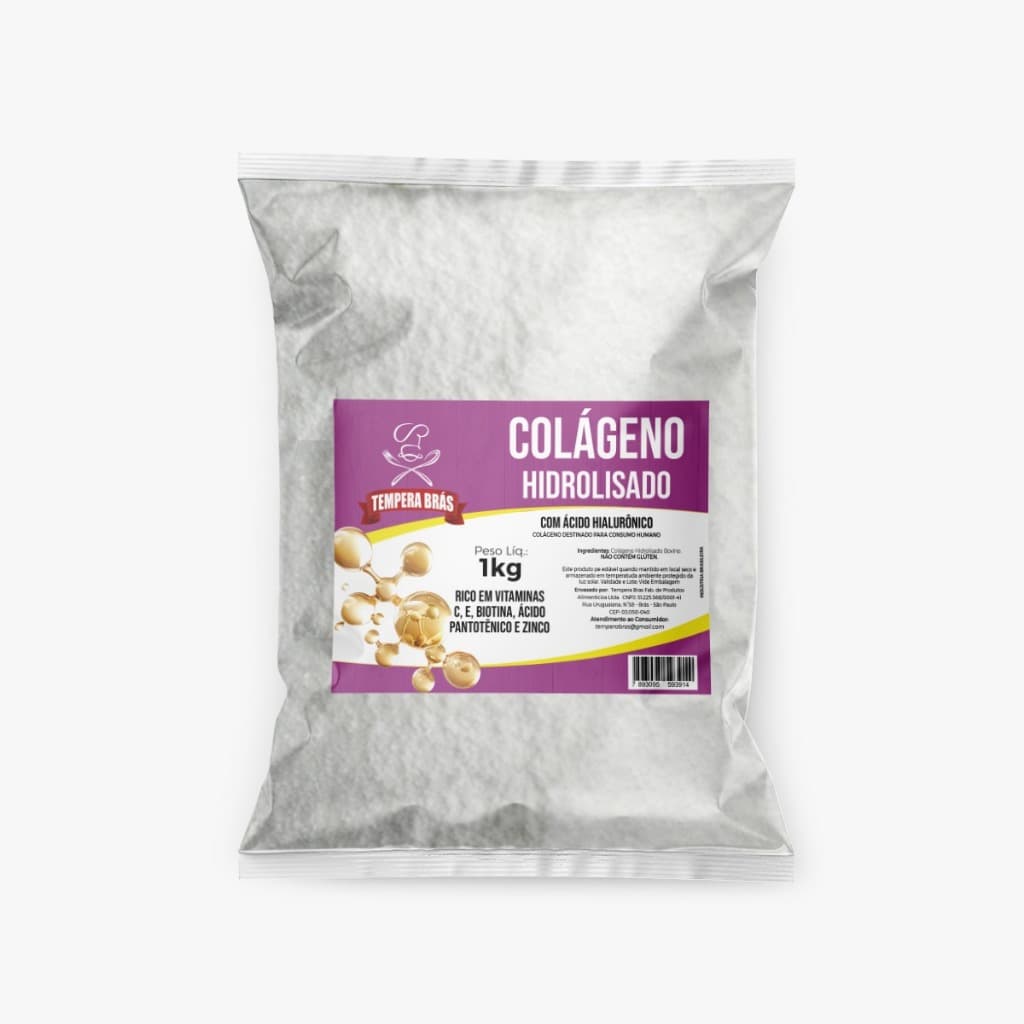 Colágeno Hidrolisad Linha Premium Tempera Brás Colágeno Tipo 1