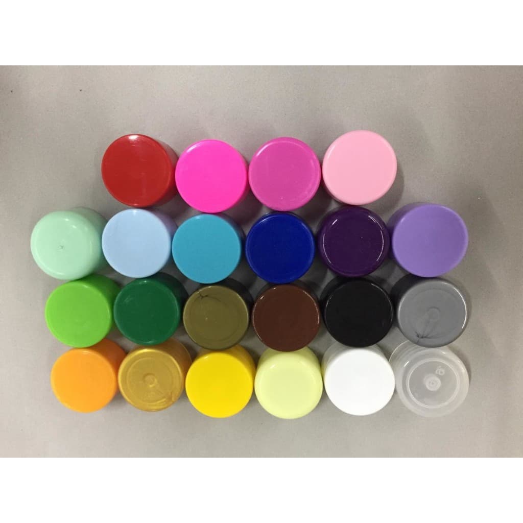 Kit 20/ 30 Unid -Tampa para Tubo, Tubetes de acrilico R28 e R 13 Tubetes -Diversas cores