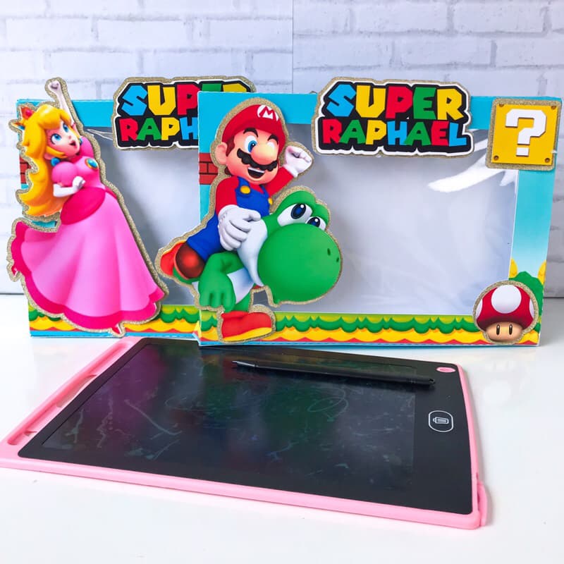 Lousa mágica/ Tablet led 8’5 LCD -Personalizado Super Mário