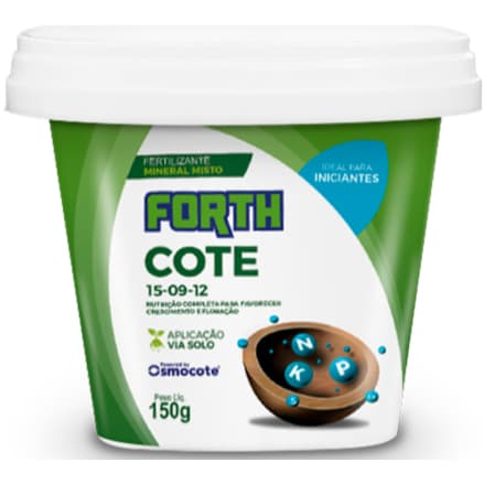 Fertilizante Mineral Cote Plus 15-09-12 - 150G