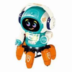 Brinquedo Robô Dançarino Infantil DJ Dance com Luzes e Som DM Toys- DMT6906
