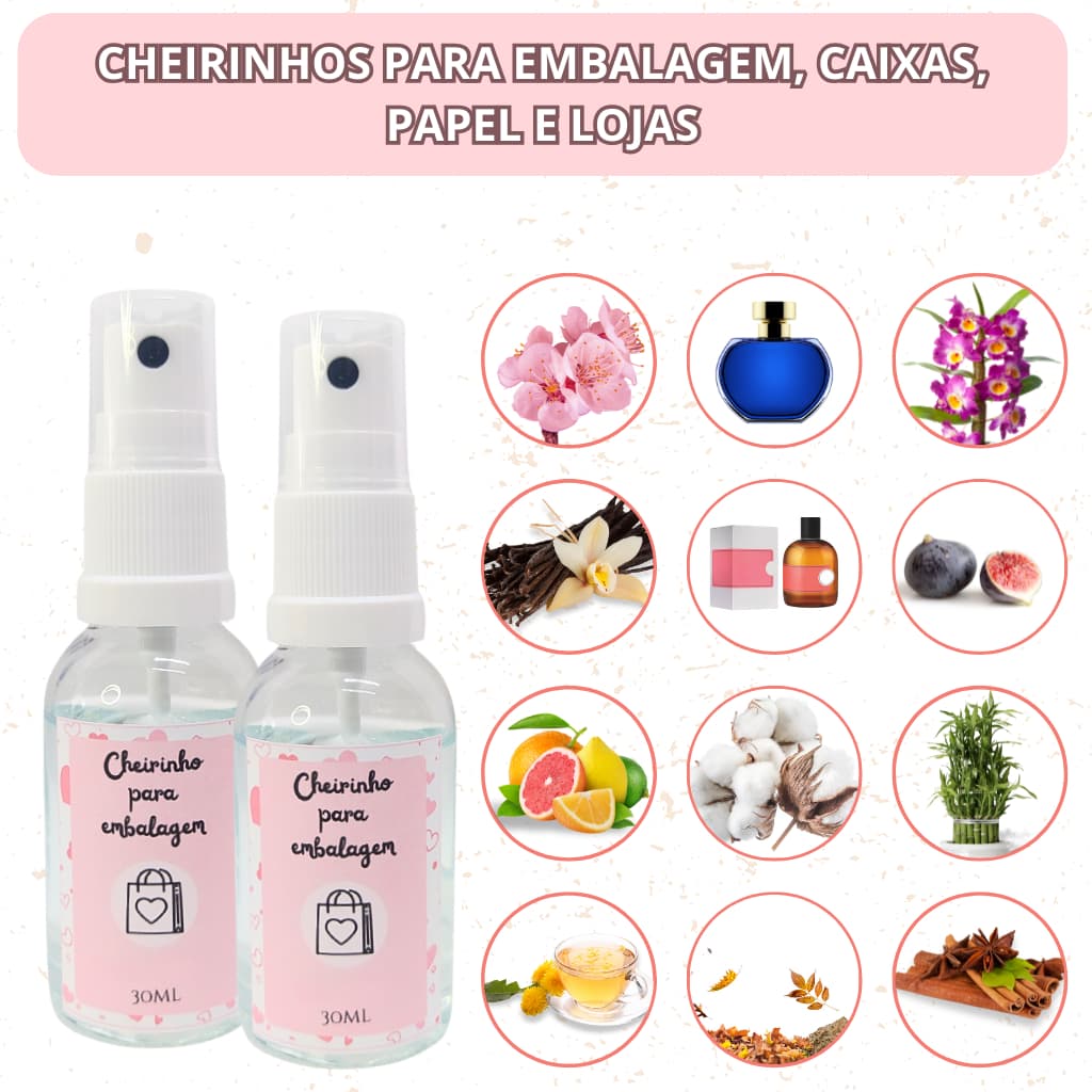 Perfume - cheirinho para casa - embalagem - cheirinho para embalagens - cheiro para embalagem