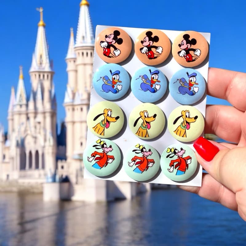 Kit com 12 ou 24 Ímas de Geladeira Fofinhos Tema Mickey Mouse Disney!!! - Cozinha Encantadora