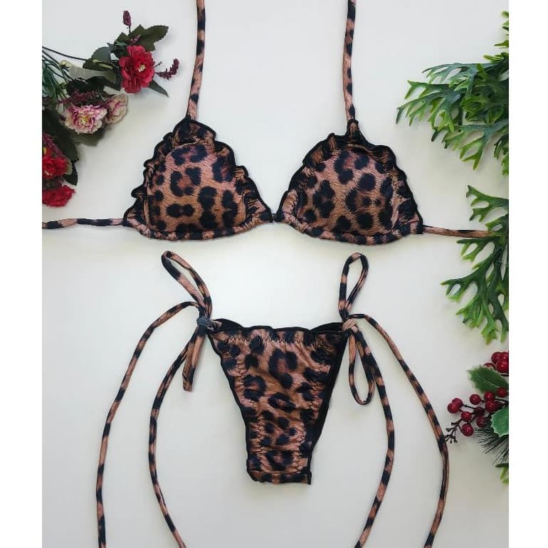 Biquini Ripple Suplex Forrado Empina Bumbum Bojo Removível Marquinha Cortininha