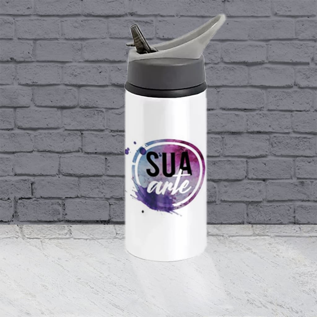 Garrafinha Squeeze Personalizada Alumínio