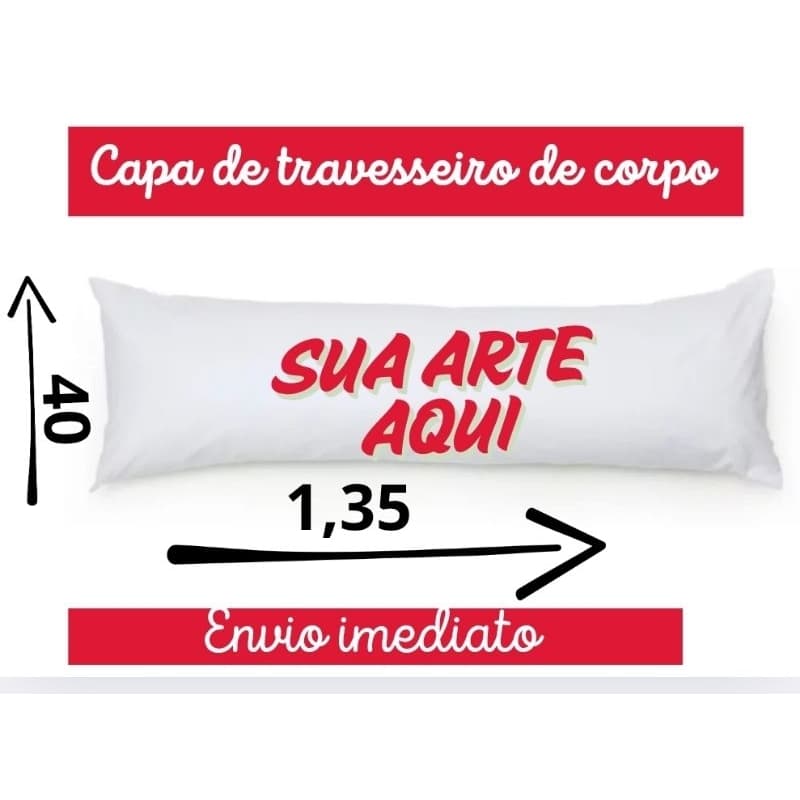 Capa De Travesseiro Xuxão Abracadinho Travesseiro De Corpo Sua Arte 1,35x40