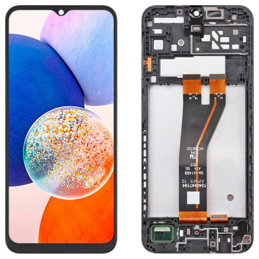 Tela Display A14 5G Original Retirada Com Aro Completa ANTES DE FINALIZAR A COMPRA VERIFIQUE SE É A SUA É 4G OU A 5G