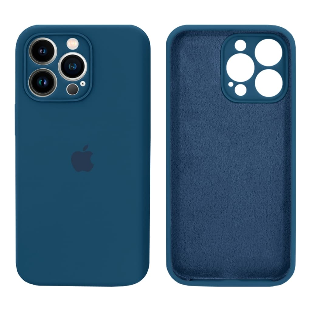 Capa Para iPhone 14 Pro Max  6.7 com Proteção de Câmera Em Silicone Macio Soft Aveludado Interno