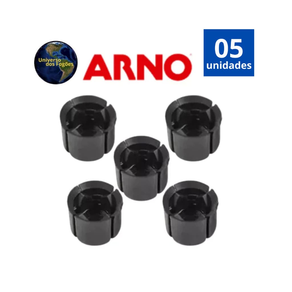 kit 5 unidades Arraste Borracha Motor Liquidificador Arno Magiclean/performa