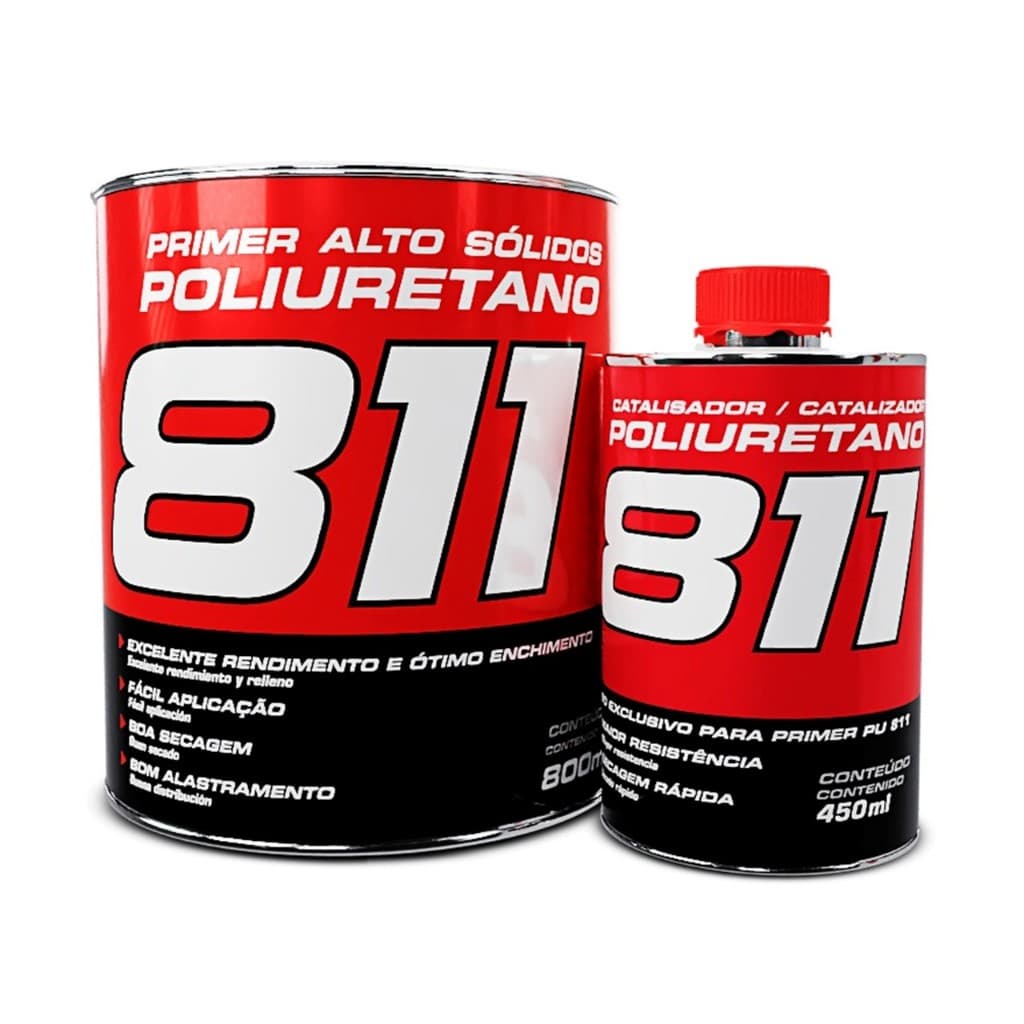 Primer Pu 811 Fundo Pu Automotivo Com Catalizador