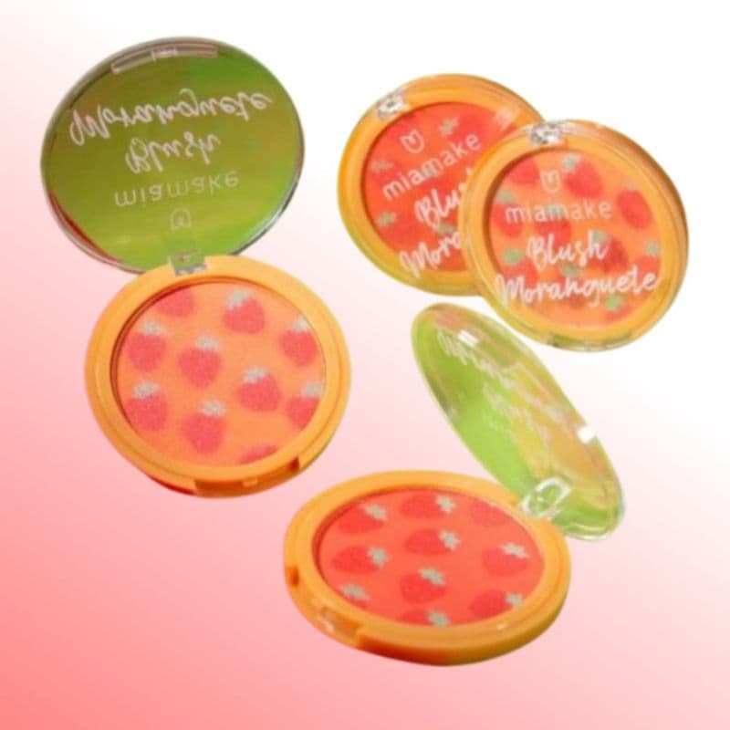 Blush Moranguete Mia Make 10g - Alta Fixação e Acabamento Aveludado