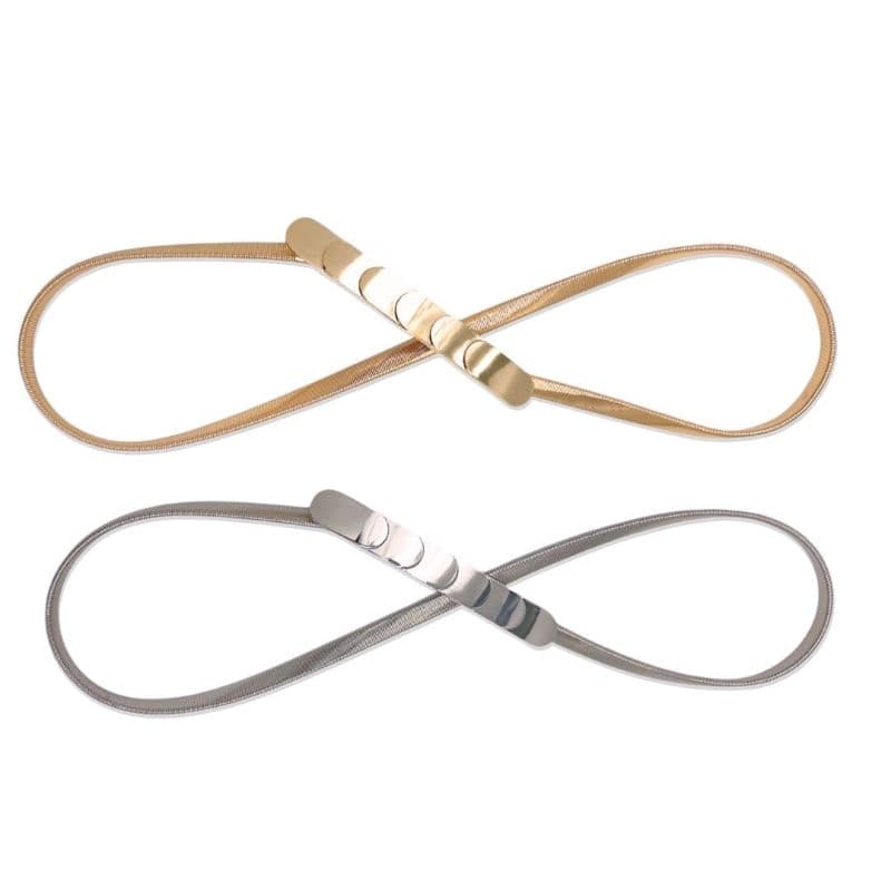 Cintos metal feminino de mola, diversos modelos, fino, elegante, tendência