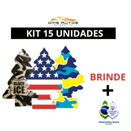 Kit 15 unidades - Cheirinho para carro + Brinde