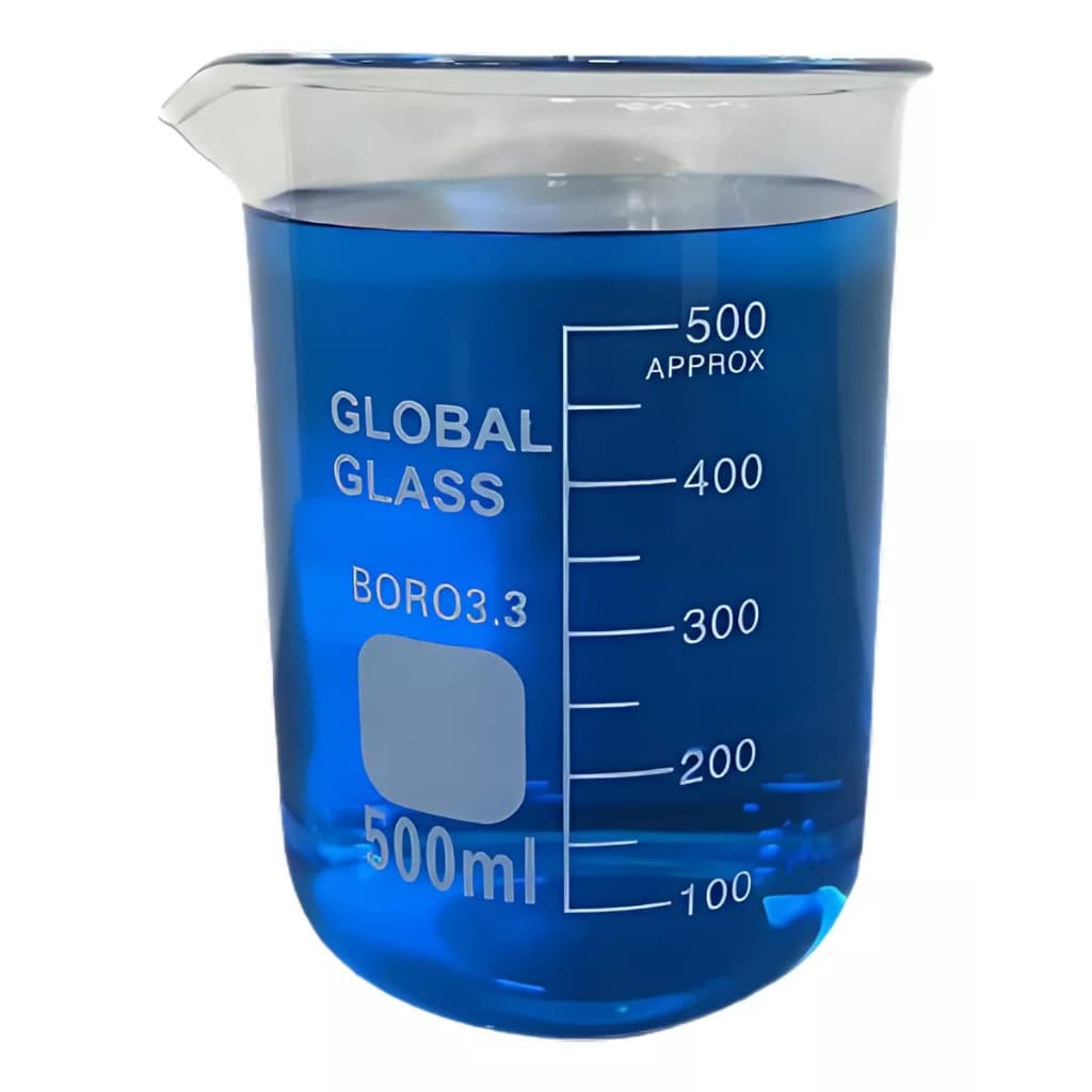 BECKER DE VIDRO GRADUADO 500ML - FORMA BAIXA