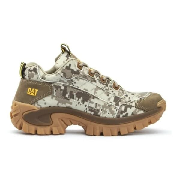 Tenis Caterpillar Intruder Adventure Em Couro Legitimo Sola Tratorada  com Palmilha em Gel
