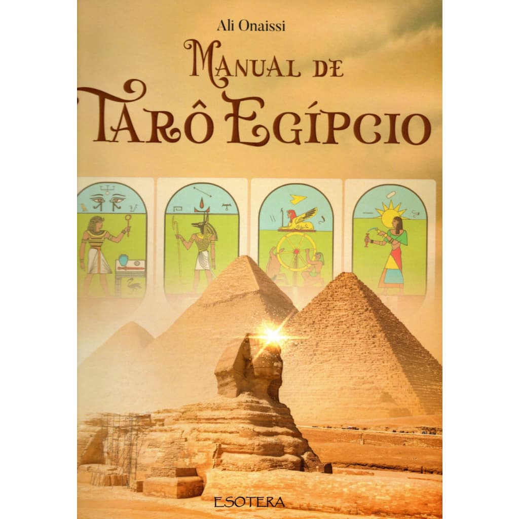 O Original TARÔ EGÍPCIO: Livro + Tarô 78 Cartas em Cores