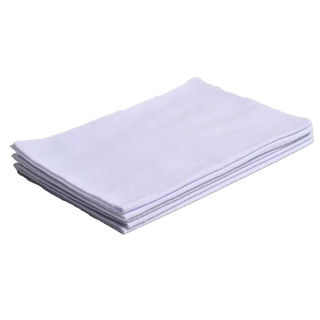 Kit Pano De Prato Branco Liso 50x70 10 PEÇAS ORIGINAL PÉ DE GALINHA BORDAR PINTAR