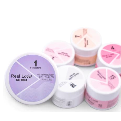 Gel Hard Para Modelagem Gel Uv/Led 15ml - Real Love