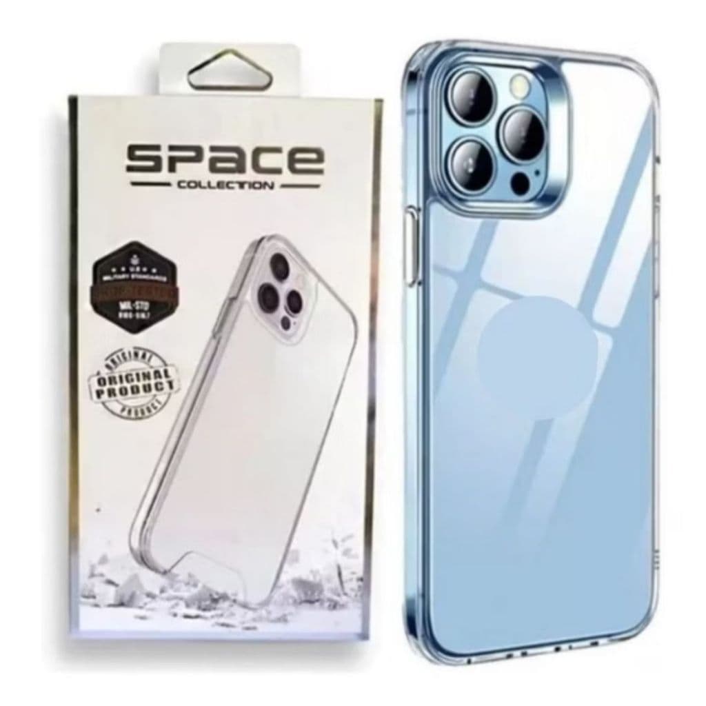Capinha Capa case Clear Space proteção Para iPhone 7/8 PLUS XR 11 12 13 14 15 16 PRO MAX