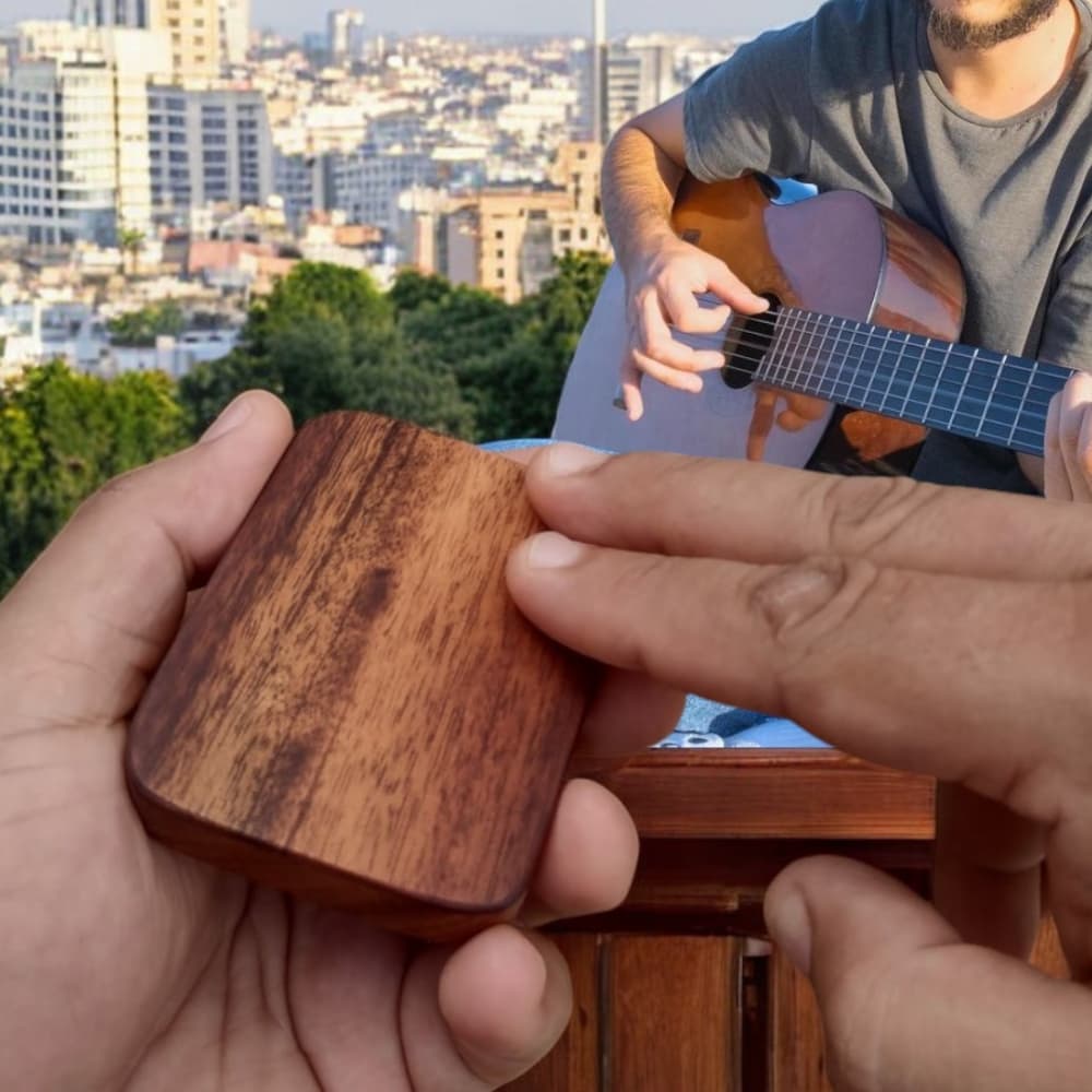 Cajon de Bolso Jacarandaz Ovinho Ganzá Asalato Caixa de Fosforo