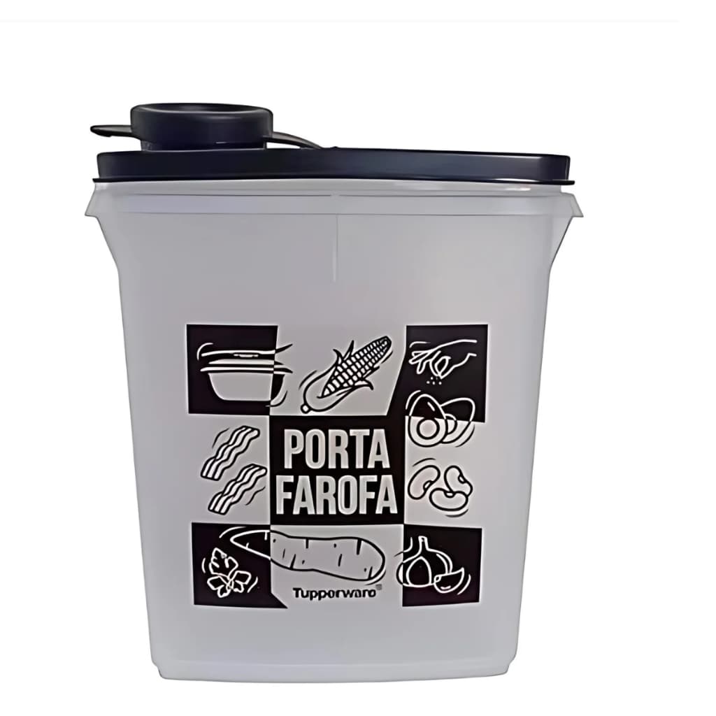 Tupperware Porta Farofa Pop Box e Porta Cereal 850 ML Cereal Grãos Granola Farinha