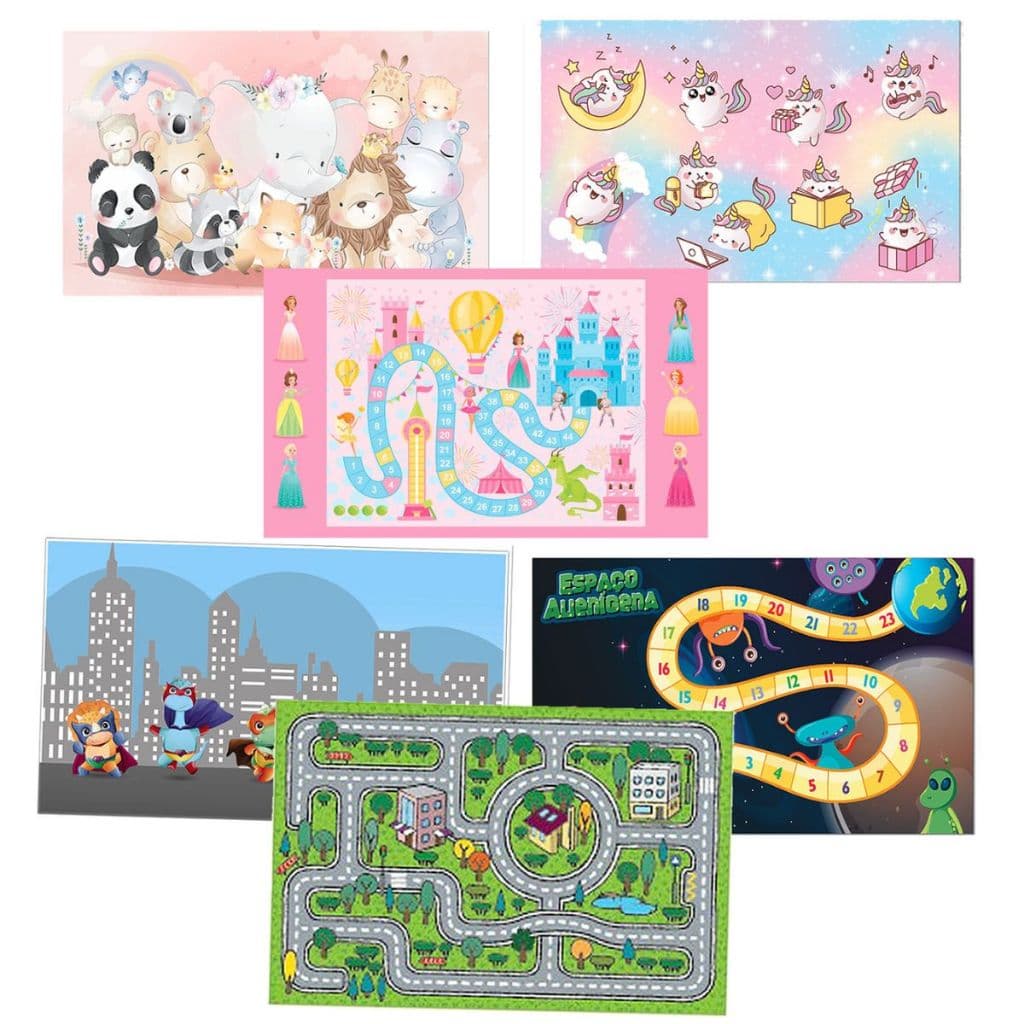 Tapete Infantil de Atividades Baby Menino Menina 45x95