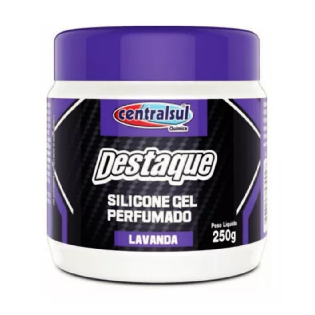Silicone Gel Lavanda Renova Plásticos e Painéis 250g
