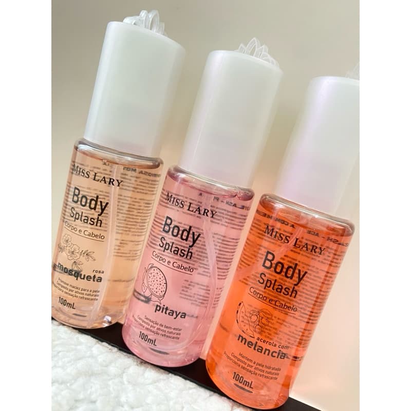 Body Splash Corpo e Cabelo - Miss lary