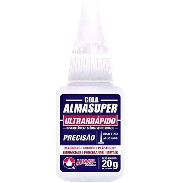 Cola Instantânea Almasuper 20g Original 1 Unidade | Secagem Rápida | Multiuso