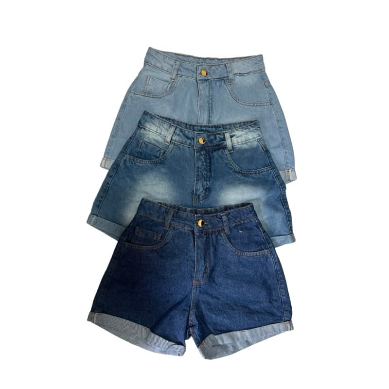 Shorts jeans/ short mom jeans/ shots jeans feminino/ shorts jeans cintura alta