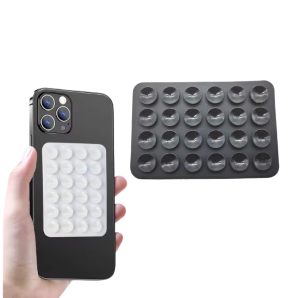 Kit 03 Suporte para celular ventosa silicone fixador suporte selfie fixa em espelhos locais