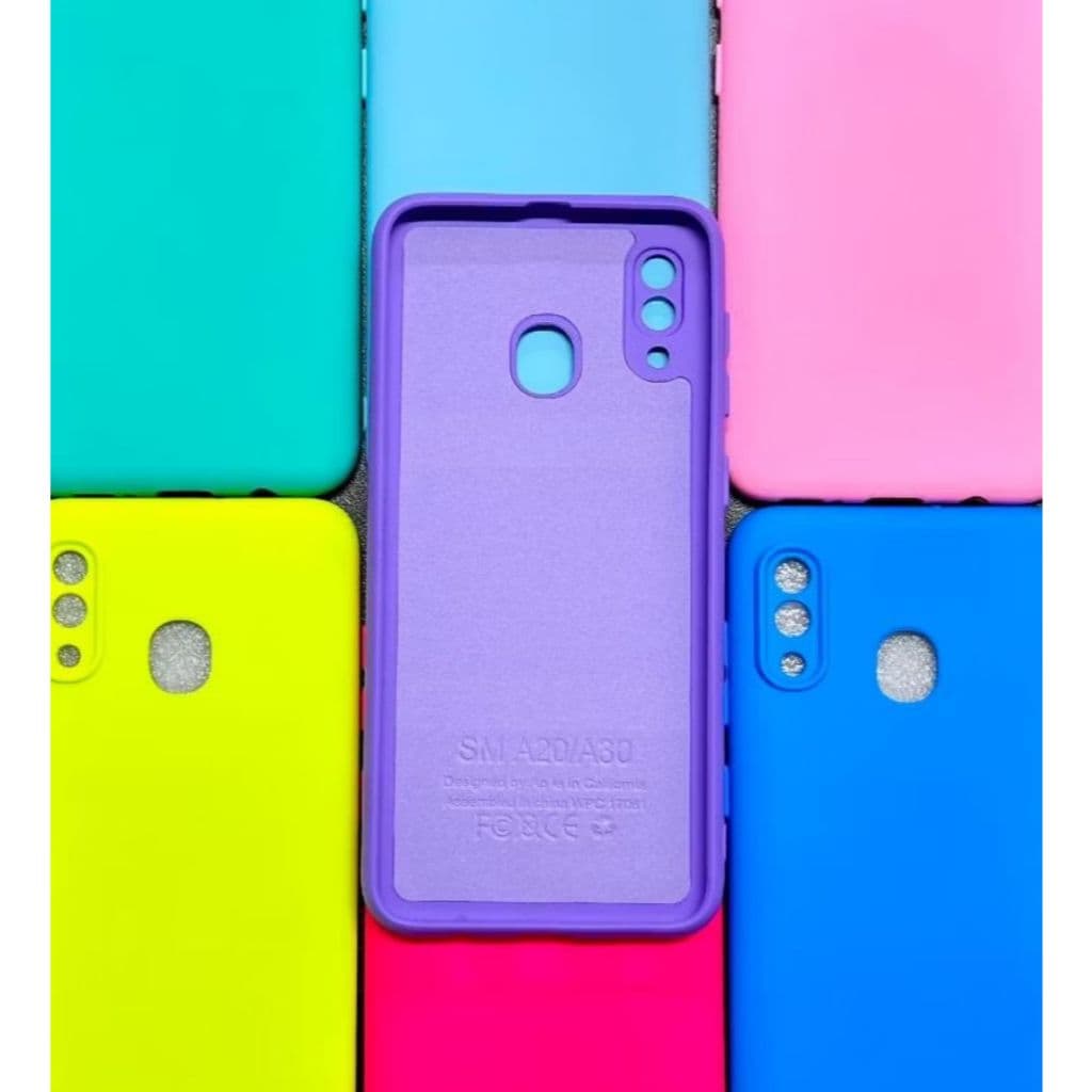 Capa Capinha A20/A30 Samsung Silicone Aveludado