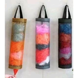 Kit Puxa Saco e Porta Sacolas Dispenser Organizador de Sacolinhas Plásticas Cozinha Armarzenamento