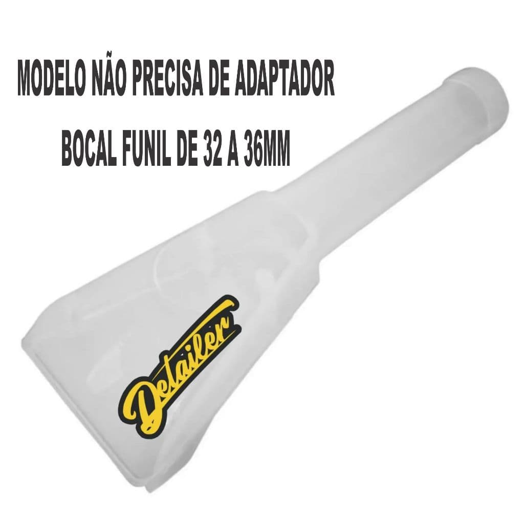 Bico Transparente Encaixe Universal Aspiradores Bocal Extratora Detailer