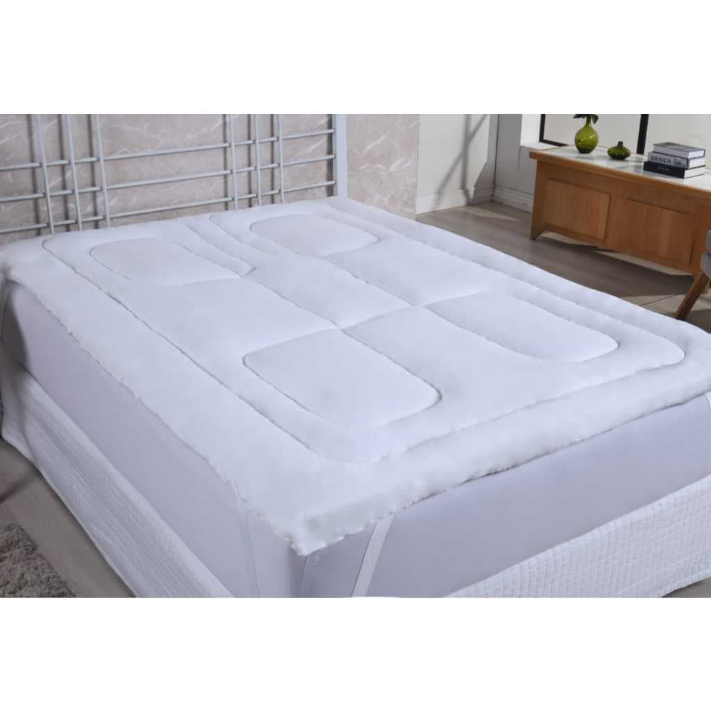 Pillow top casal padrao toque macio 200fios