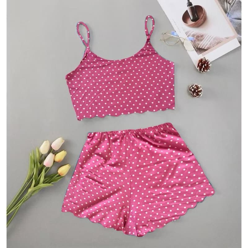 Pijama Baby Doll Cropped Alcinha Verão Sortida