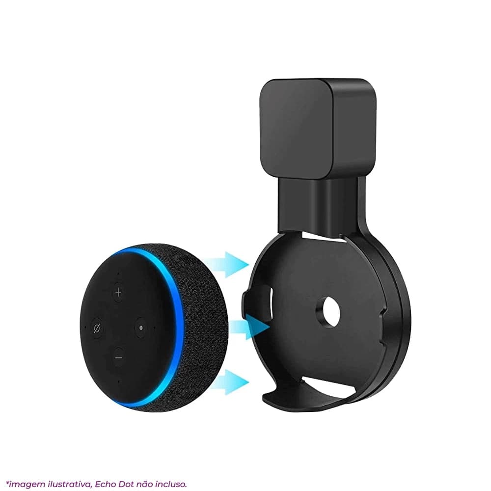 Suporte de Tomada para Echo Dot 3ª Geração