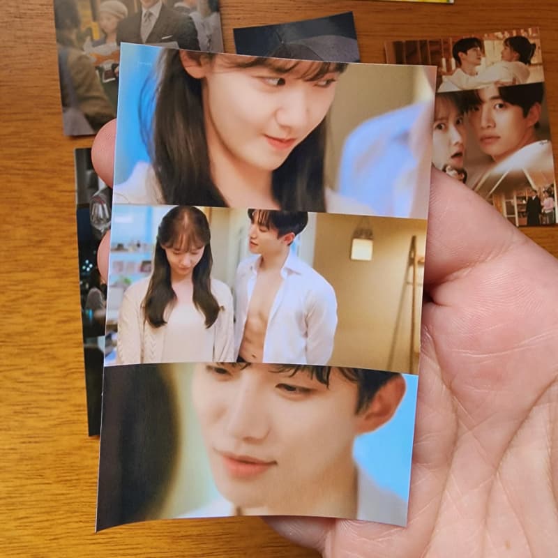 Adesivos em Papel Fotográfico do Dorama Sorriso Real Junho e Yoona