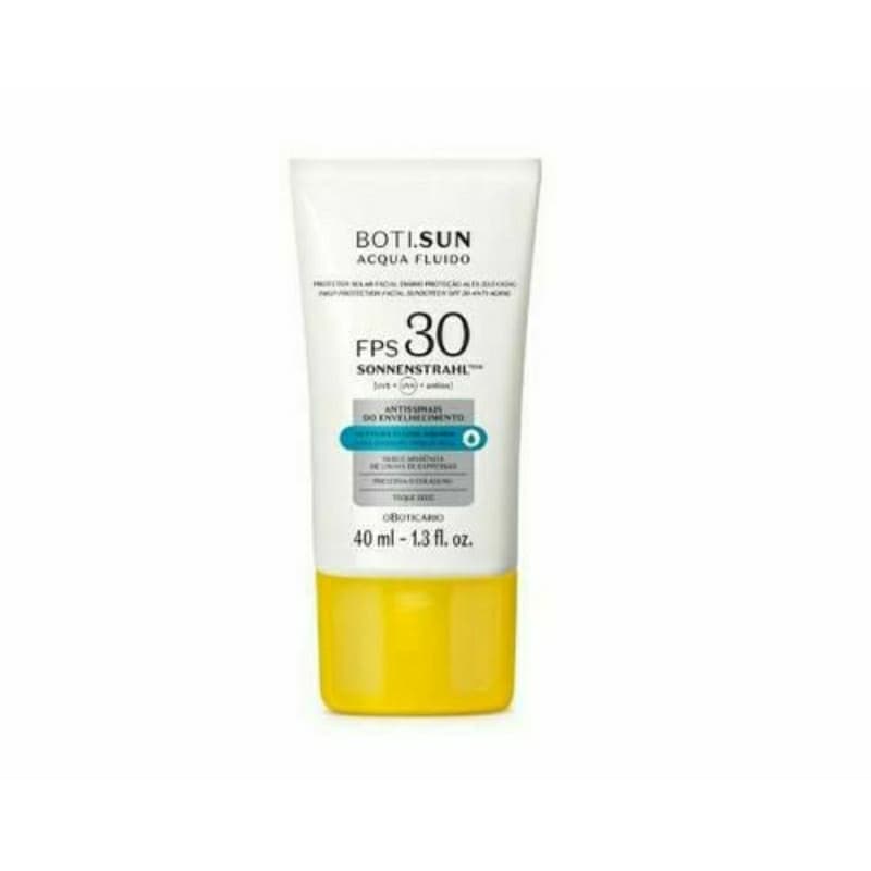 Protetor Solar Facial Antissinais FPS30 BOTI.SUN Acqua Fluido 40ml