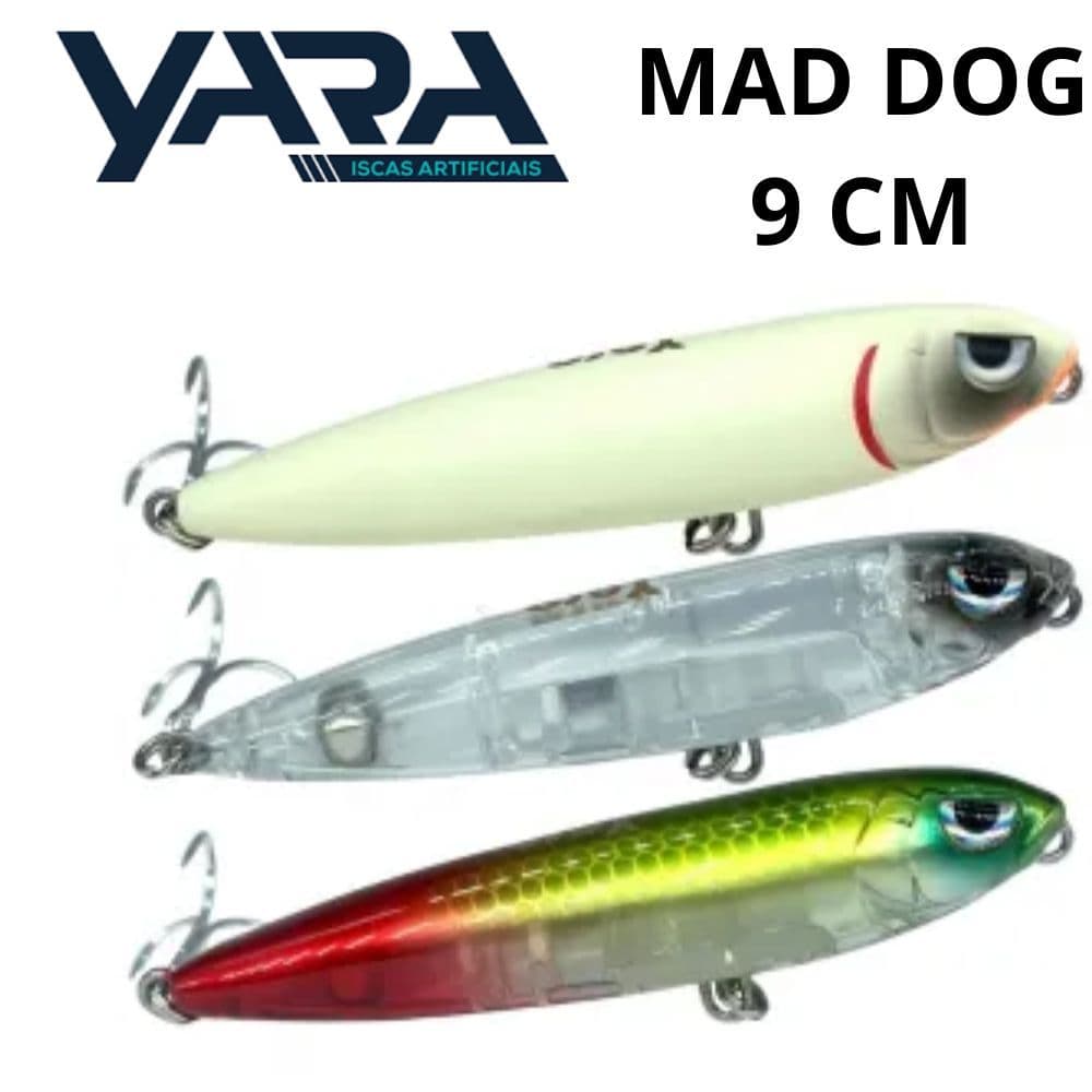 ISCA ARTIFICIAL YARA MAD DOG 9 CM 13 GR VARIAÇÃO DE CORES