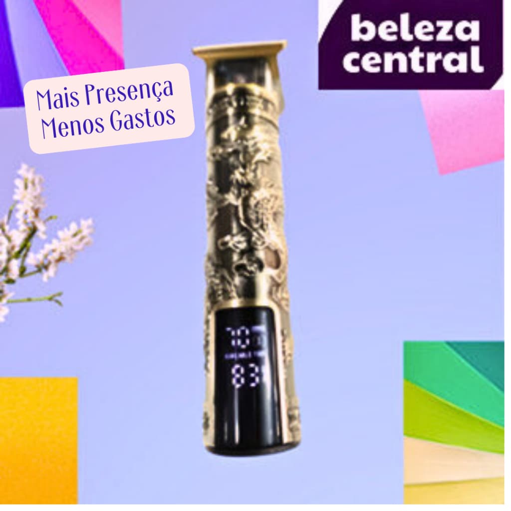 Máquina de Cortar Cabelo Barba Pelos Top Faster Charging 3 Velocidades