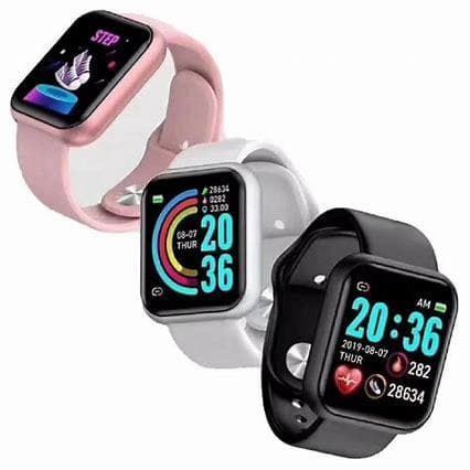 Relógio smartwatch inteligente digital d20
