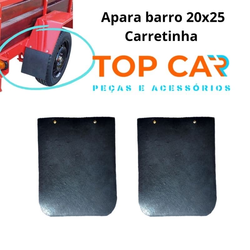 Par de para barro Carretinha reboque lameiro carretinha apara barro para carretinha reboque paralama parabarro