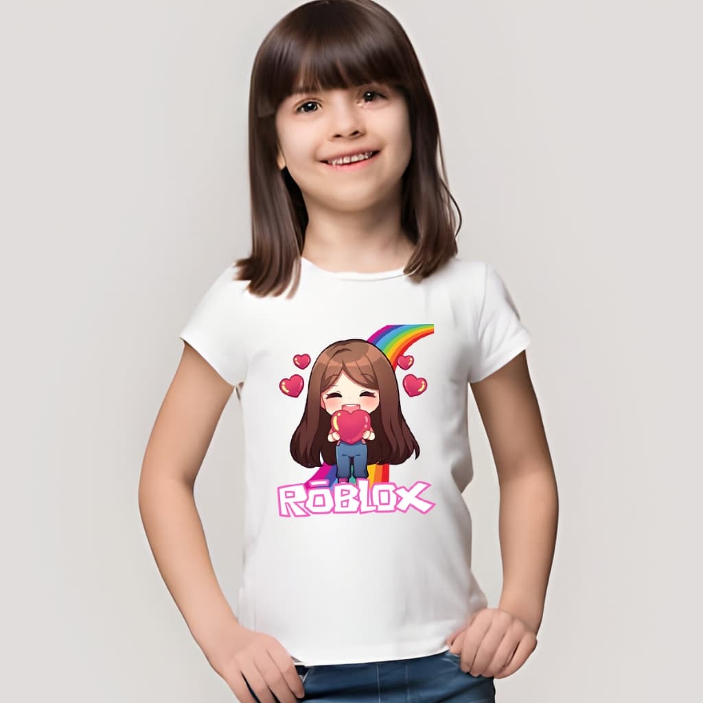Roblox Camiseta Julia Minegirl Infantil Mineblox Jogo 2 ao 12