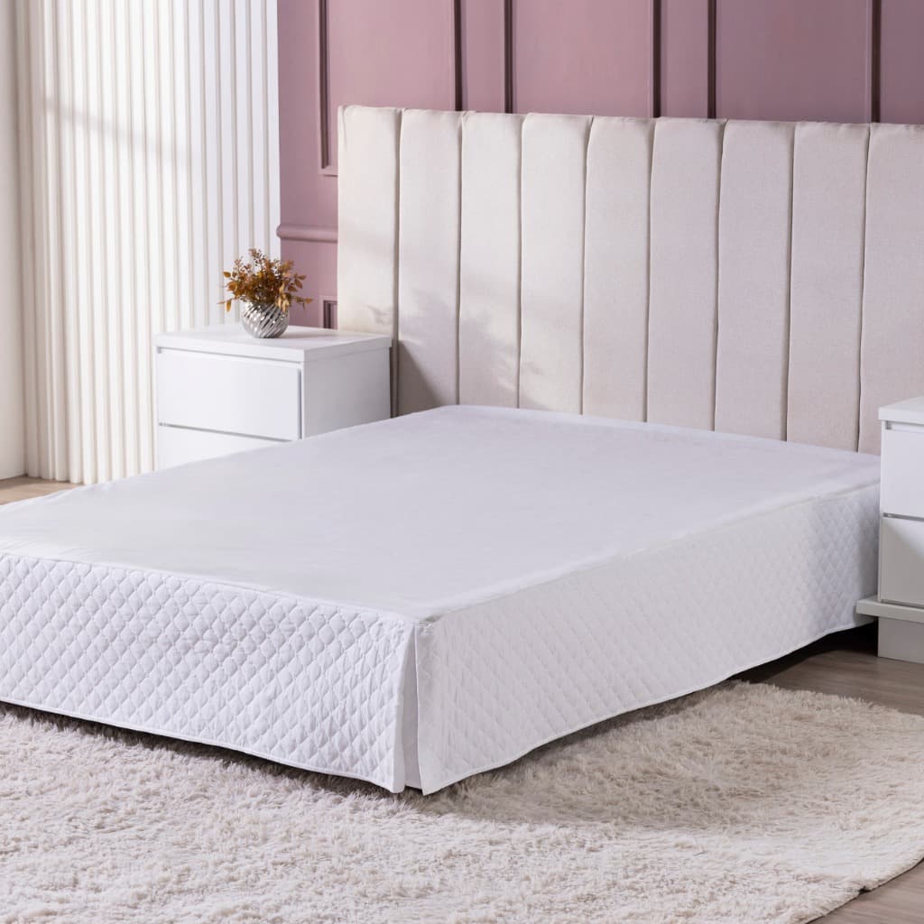 Saia Box Ultrassonico Cama Queen Size Varias Cores 0,30 cm (estilo lençol) matelada