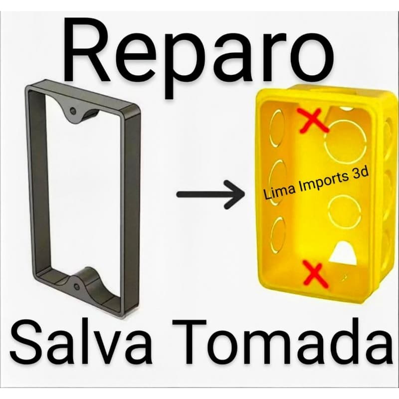 KIT 10 Reparo Salva Tomada Parafuso 4x2 universal interruptor (ENVIO IMEDIATO) MOD-O.