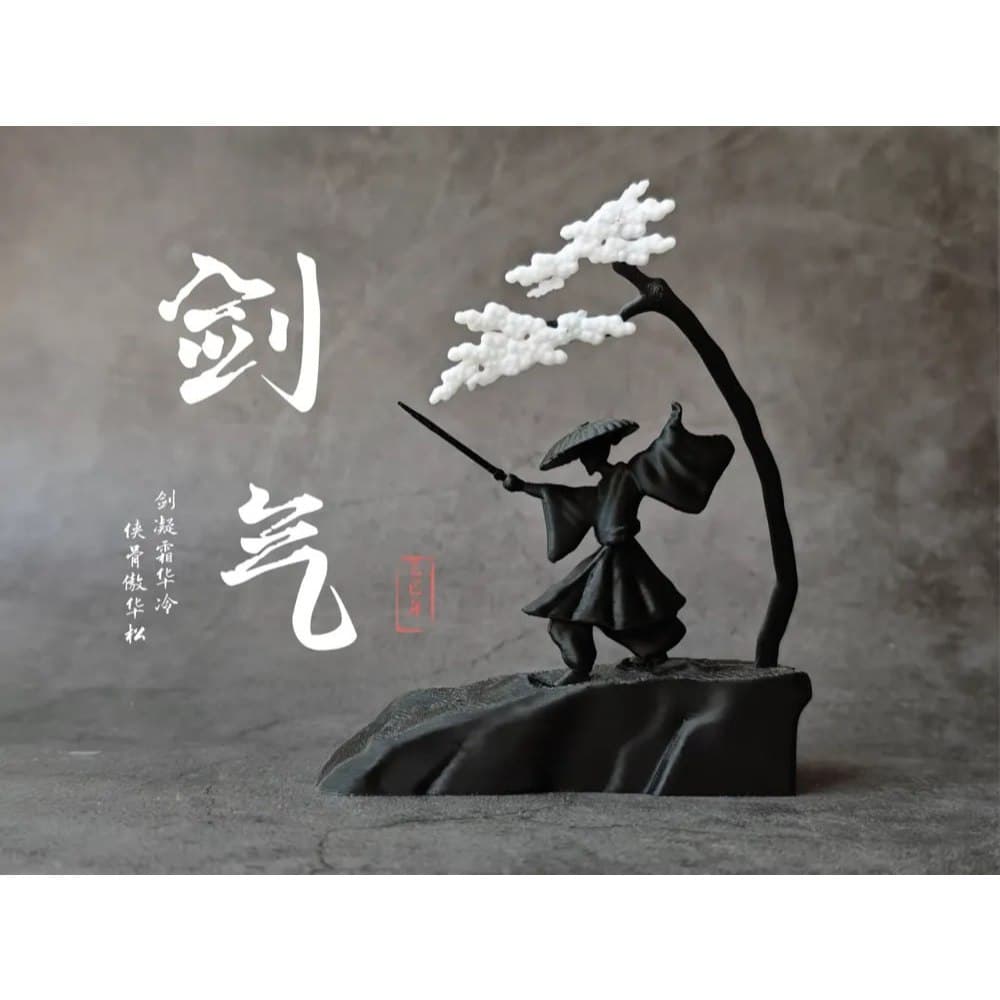 Enfeite Samurai Kung Fu Árvore Cerejeira Oriental Feng Shui