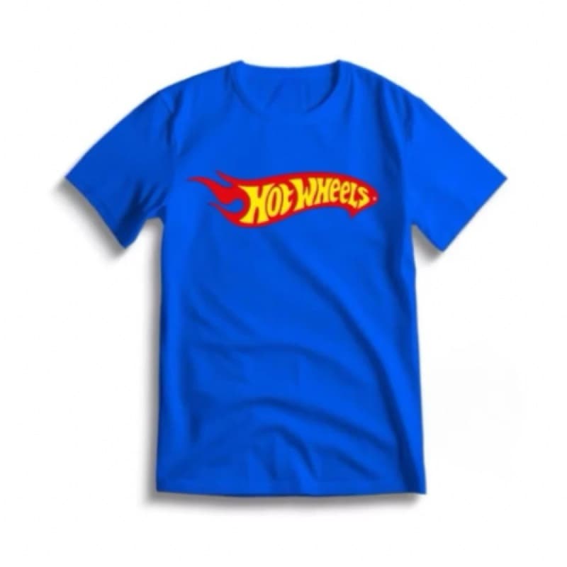 Camiseta/ Camisa Infantil Juvenil Unissex Hot Wheels blusa em Algodão Premium