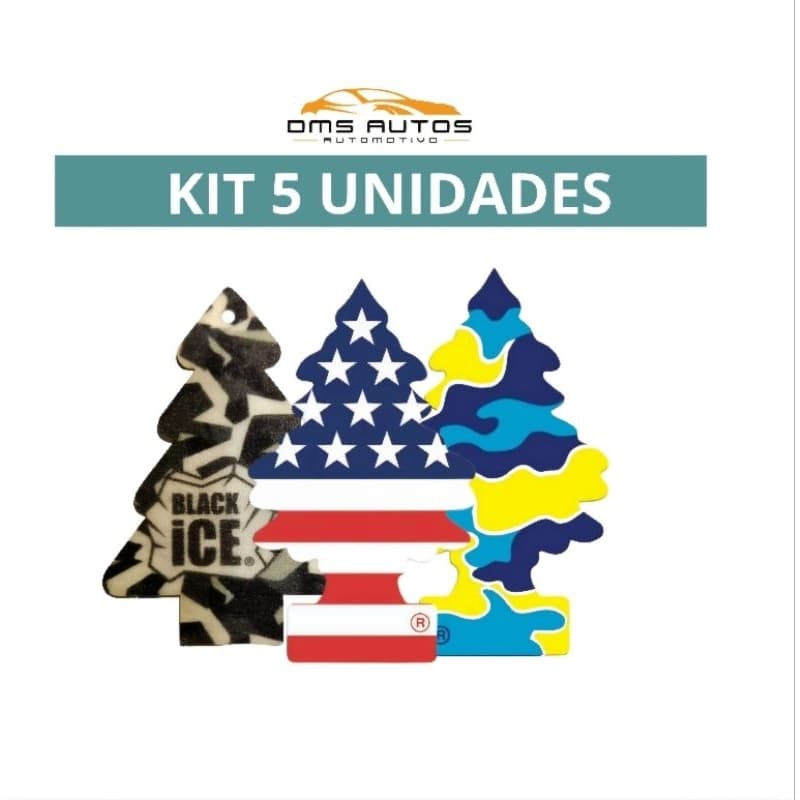 Kit 5 cheirinho aromatizador de carro